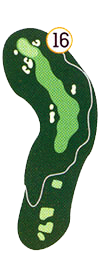 Hole 16 map