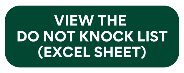 Do Not Knock Excel Button